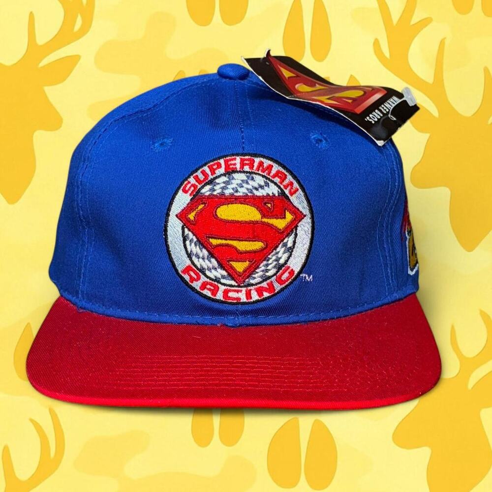 vintage Jeff Gordon 24 Superman Racing NASCAR Snapback Hat